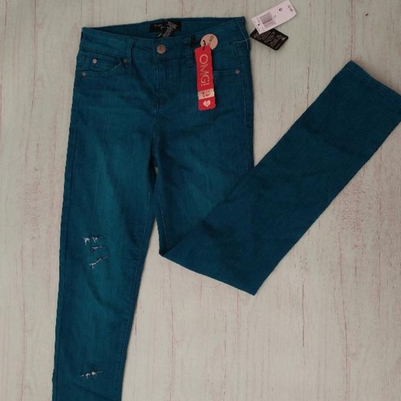 Celebrity Pink Girls Skinny Jeans Size 12 NWT - Picture 4 of 8